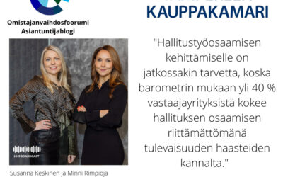 Potkua bisnekseen hallitustyötä kehittämällä