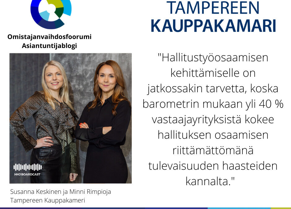 Potkua bisnekseen hallitustyötä kehittämällä