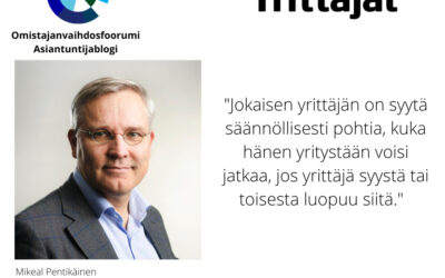 Omistajanvaihdos – yrittäjän tärkein kauppa