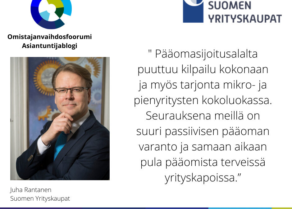 Kuka tervasi yrityskaupat?