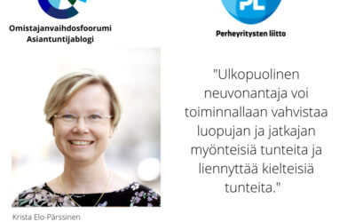 Neuvonantaja sukupolvenvaihdoksessa – tunteiden katalysaattori?